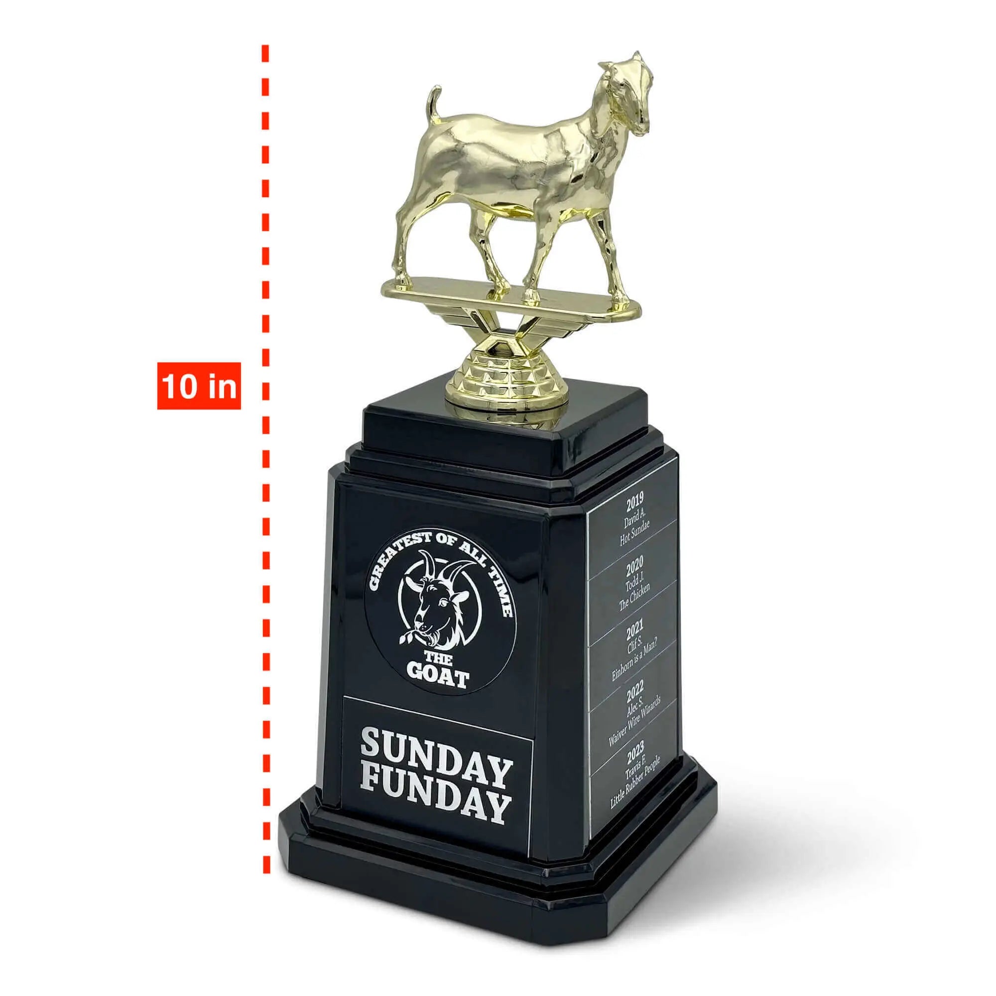 GOAT Trophy - Dimensions