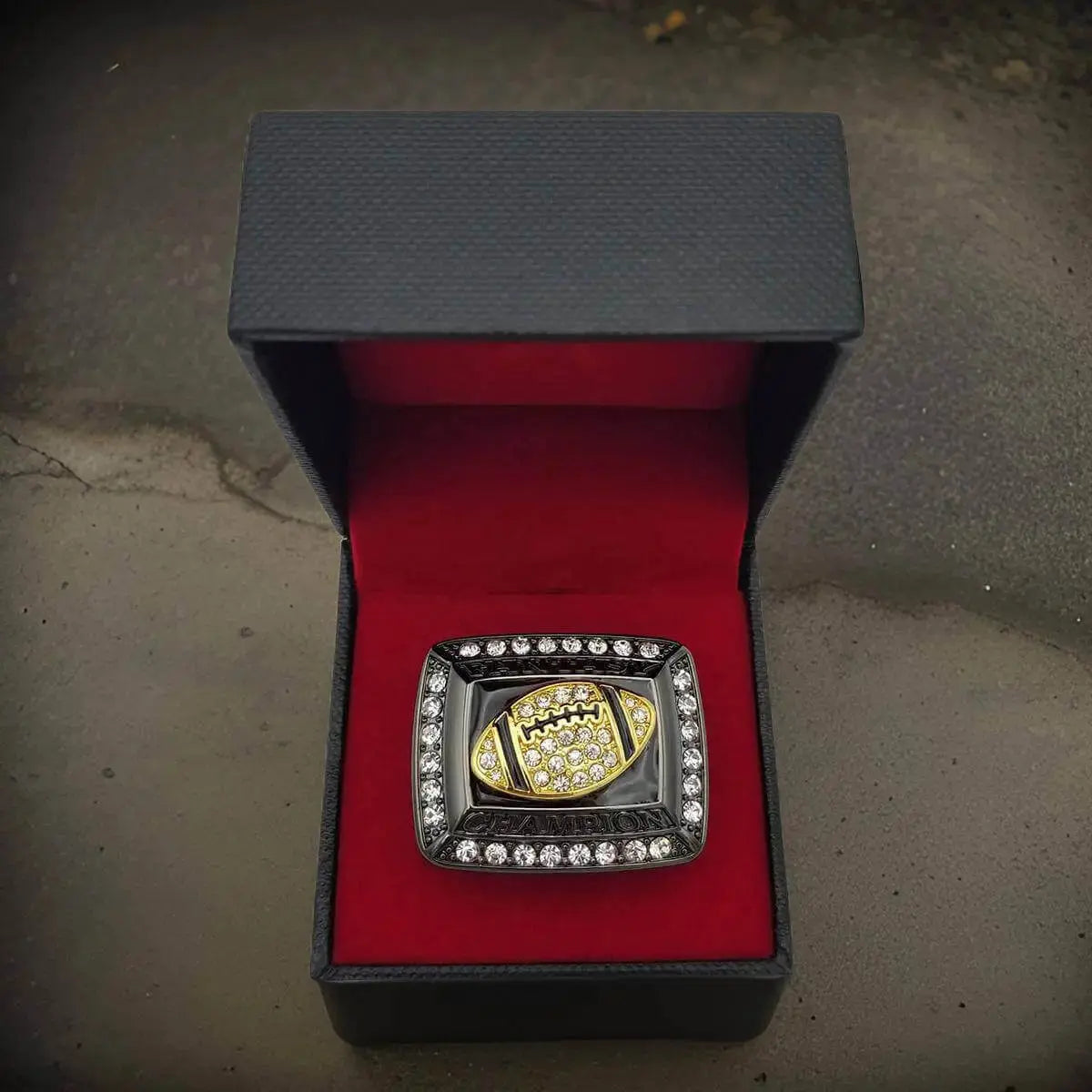 "The GameBall" Fantasy Football Ring