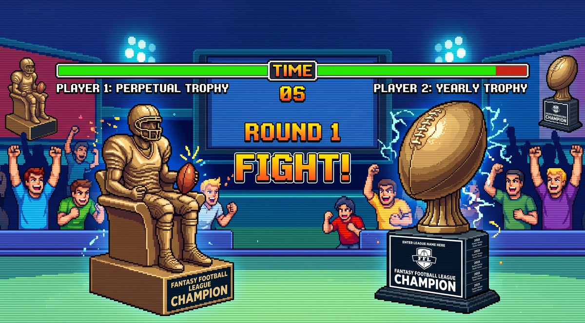 Perpetual vs. Yearly Fantasy Football Trophies: Which Is Right for Your League?