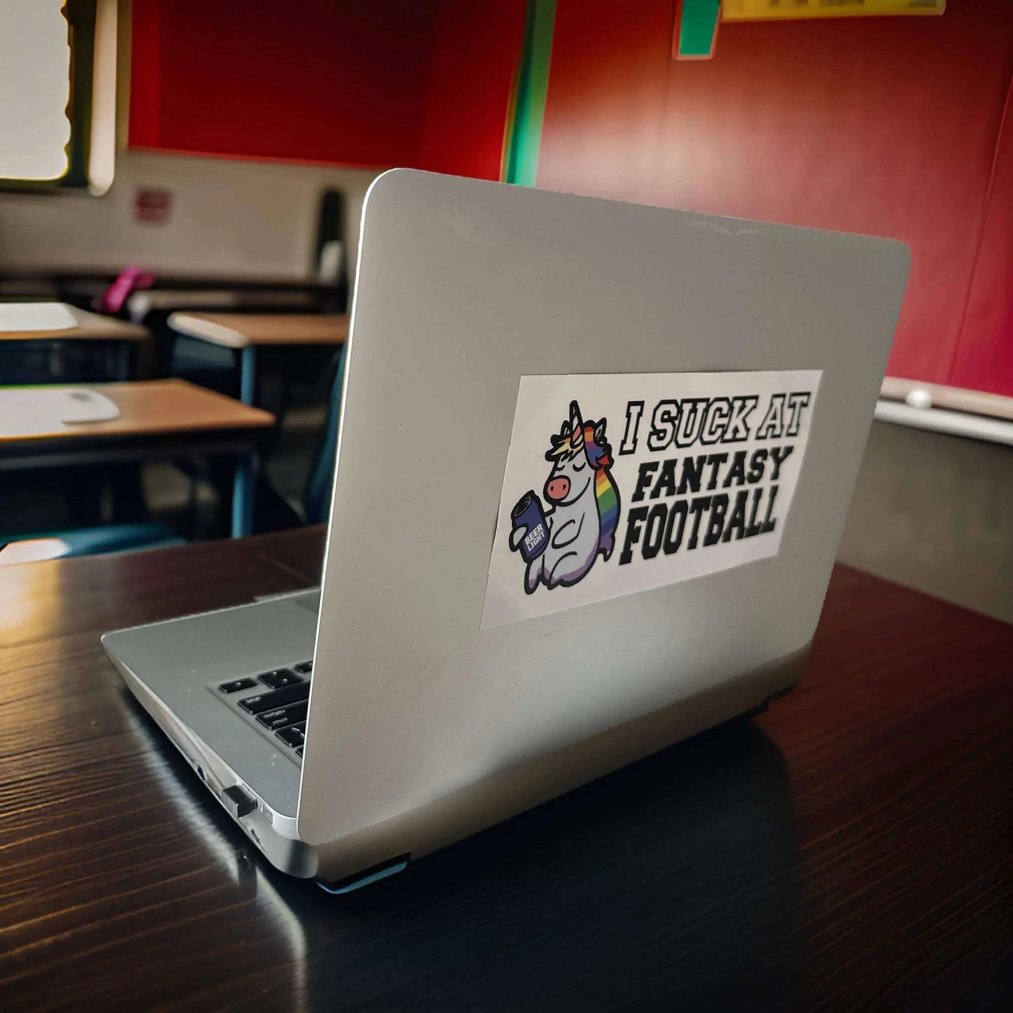 "I Suck at Fantasy Football" Bumper Sticker