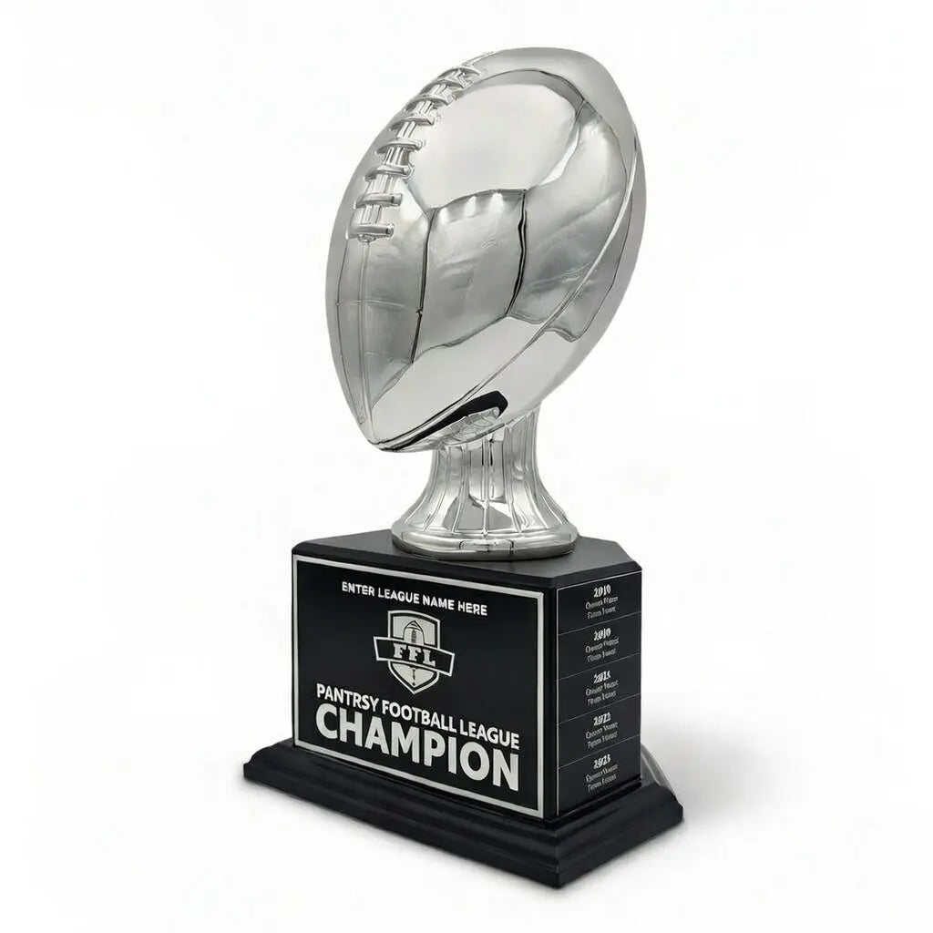 chrome dome fantasy football trophy