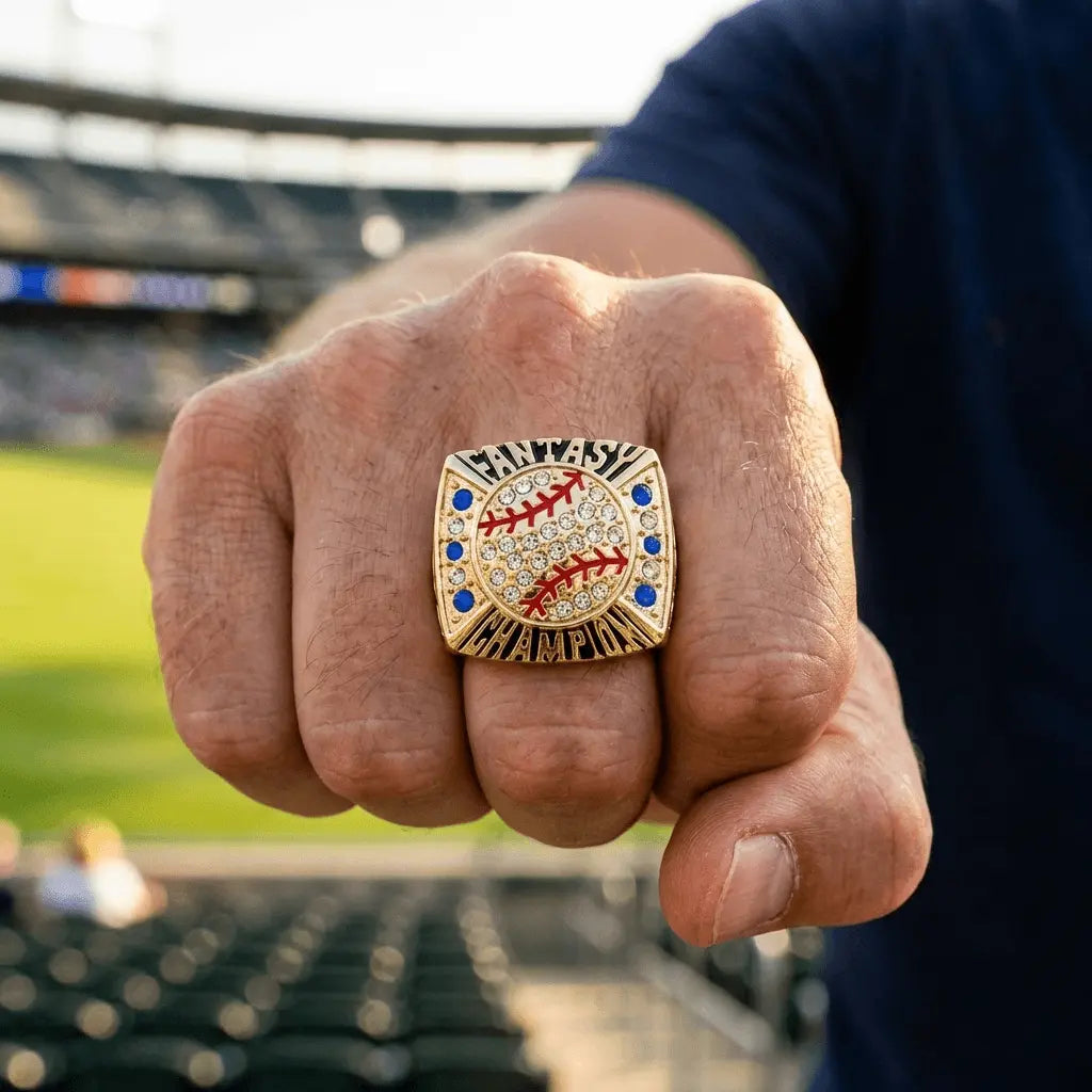 "The Curveball" Fantasy Baseball Ring FantasyJocks
