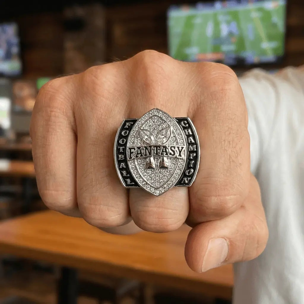 "The Double Down" Fantasy Football Ring FantasyJocks