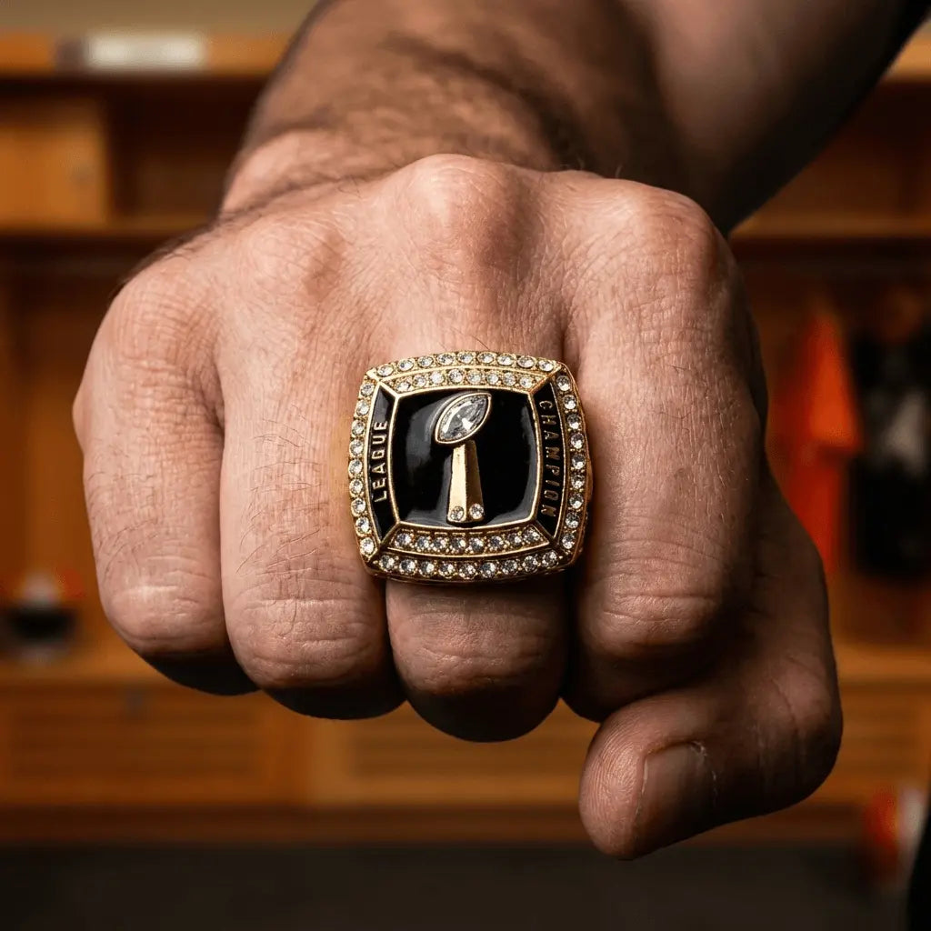 "The Handoff" Fantasy Football Ring FantasyJocks