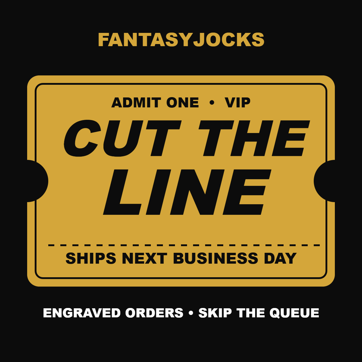 Cut the Line Pass (Engraved Orders)