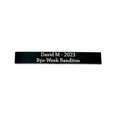 Laser Engraved Plaques (Belt Mid-Plate)