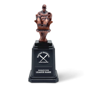 Fantasy Baseball Championship Trophy - Armchair Trophies FantasyJocks   