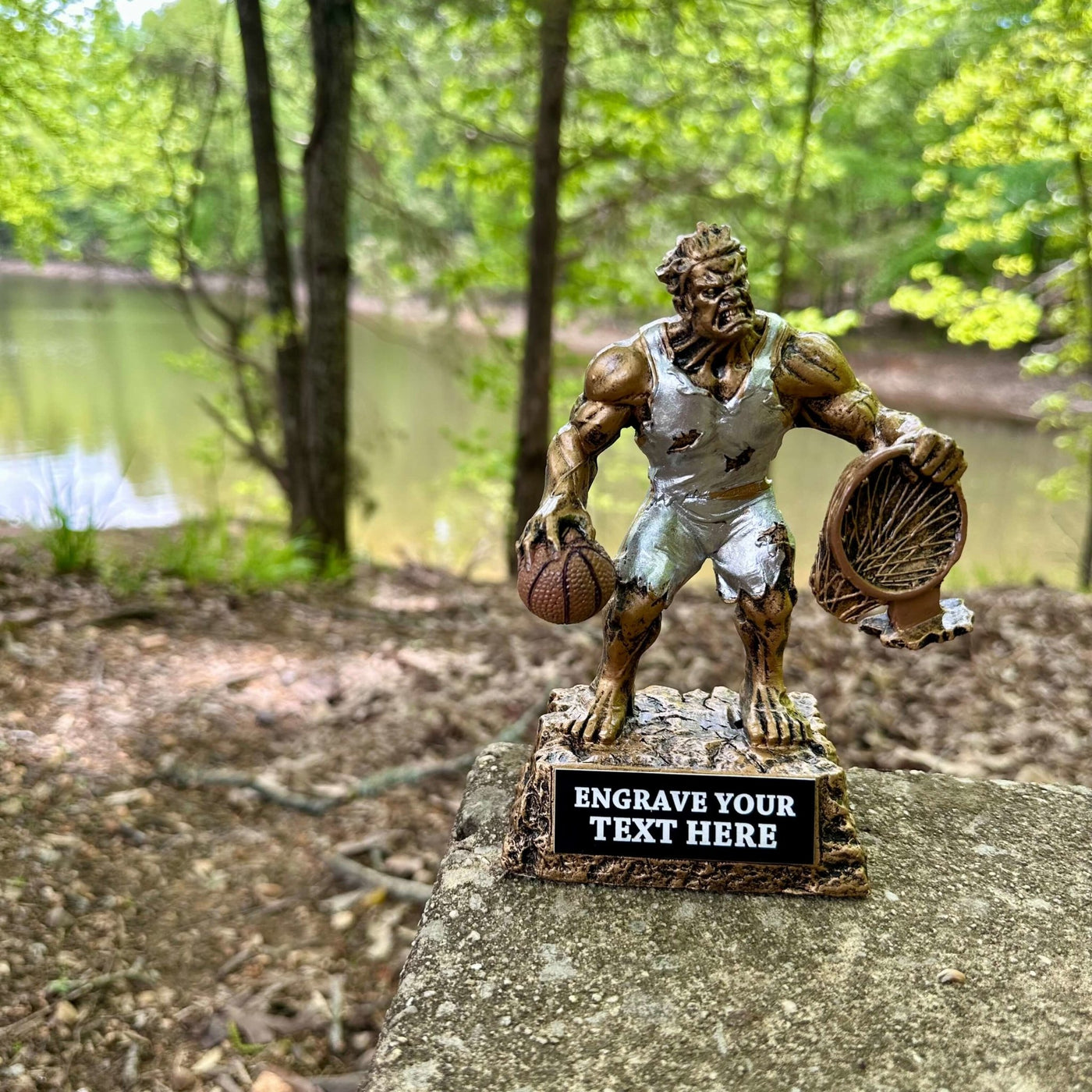 thumbnail image 2 of Fantasy Basketball Individual Trophy – 9.5 Inch Small Style Award 2 of 5