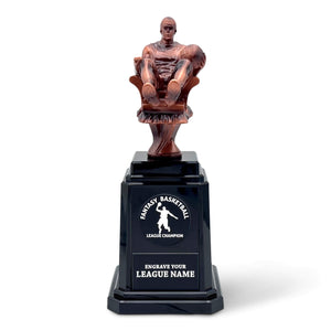 Fantasy Basketball Championship Trophy - Armchair Trophies FantasyJocks   