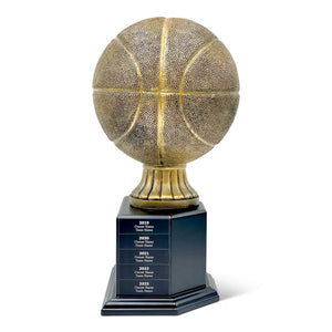 Fantasy Basketball Golden Trophy - 25 Year Perpetual Trophies FantasyJocks   
