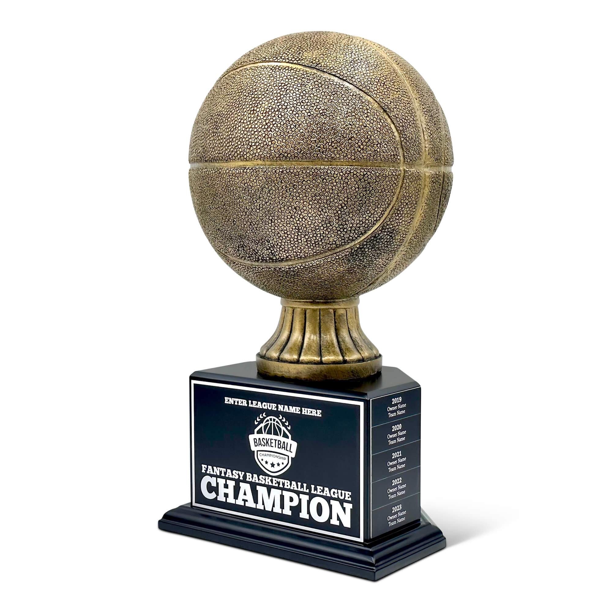 Fantasy Basketball Golden Trophy - 25 Year Perpetual