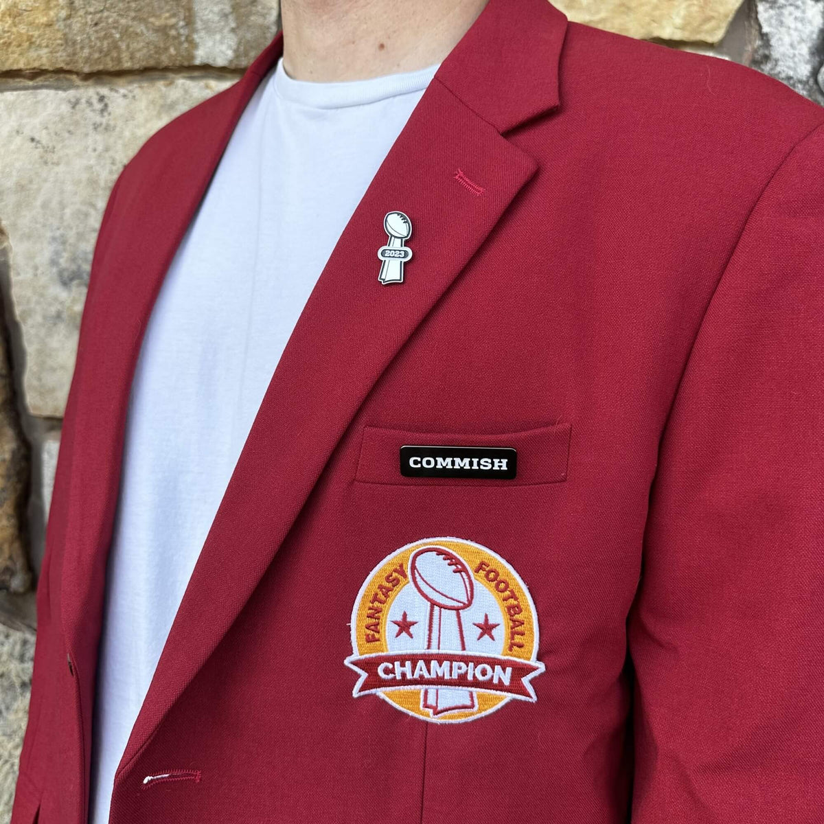 Lombardi Trophy Jacket Pin FANTASYJOCKS