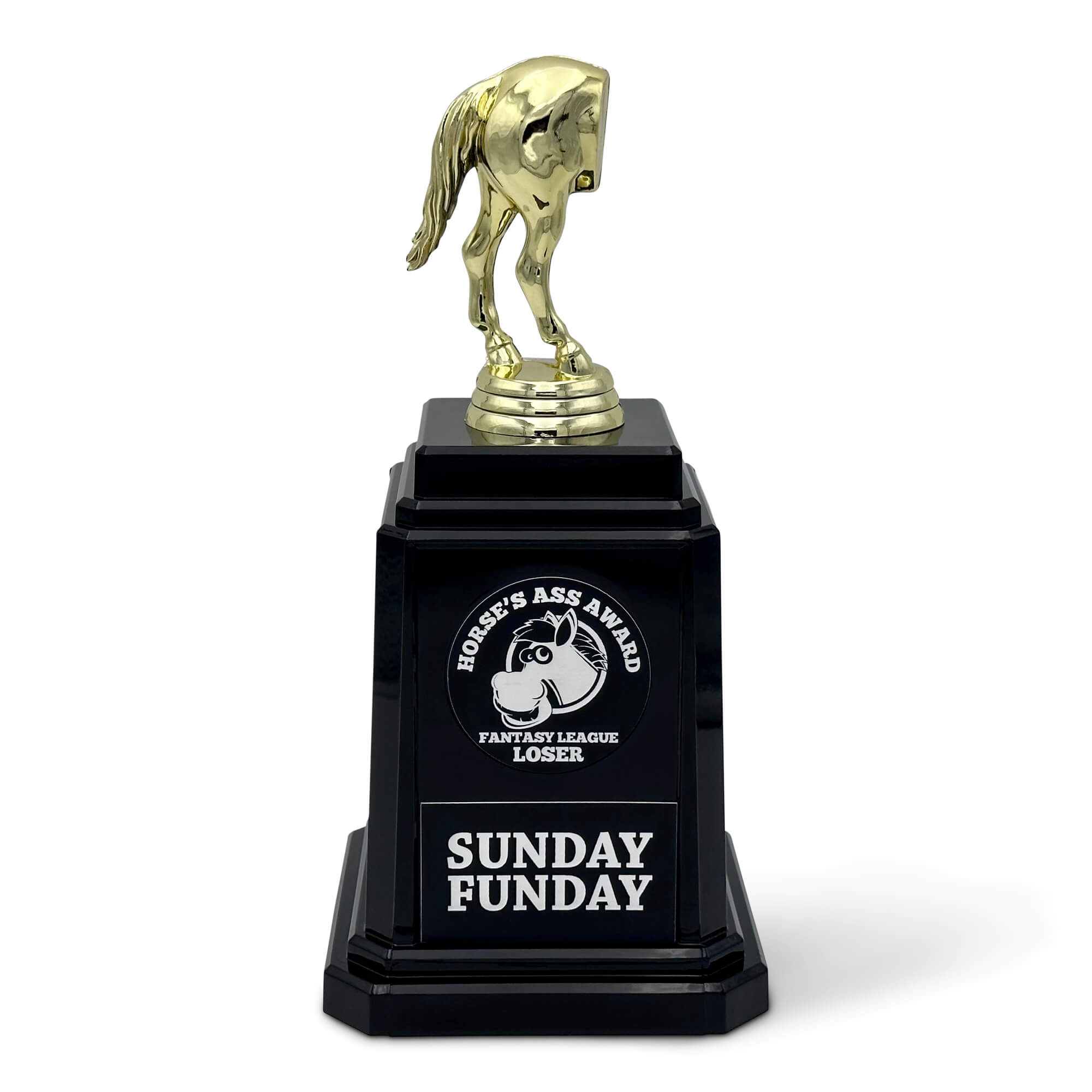Last Place Trophy - Horse Ass Trophies FantasyJocks   