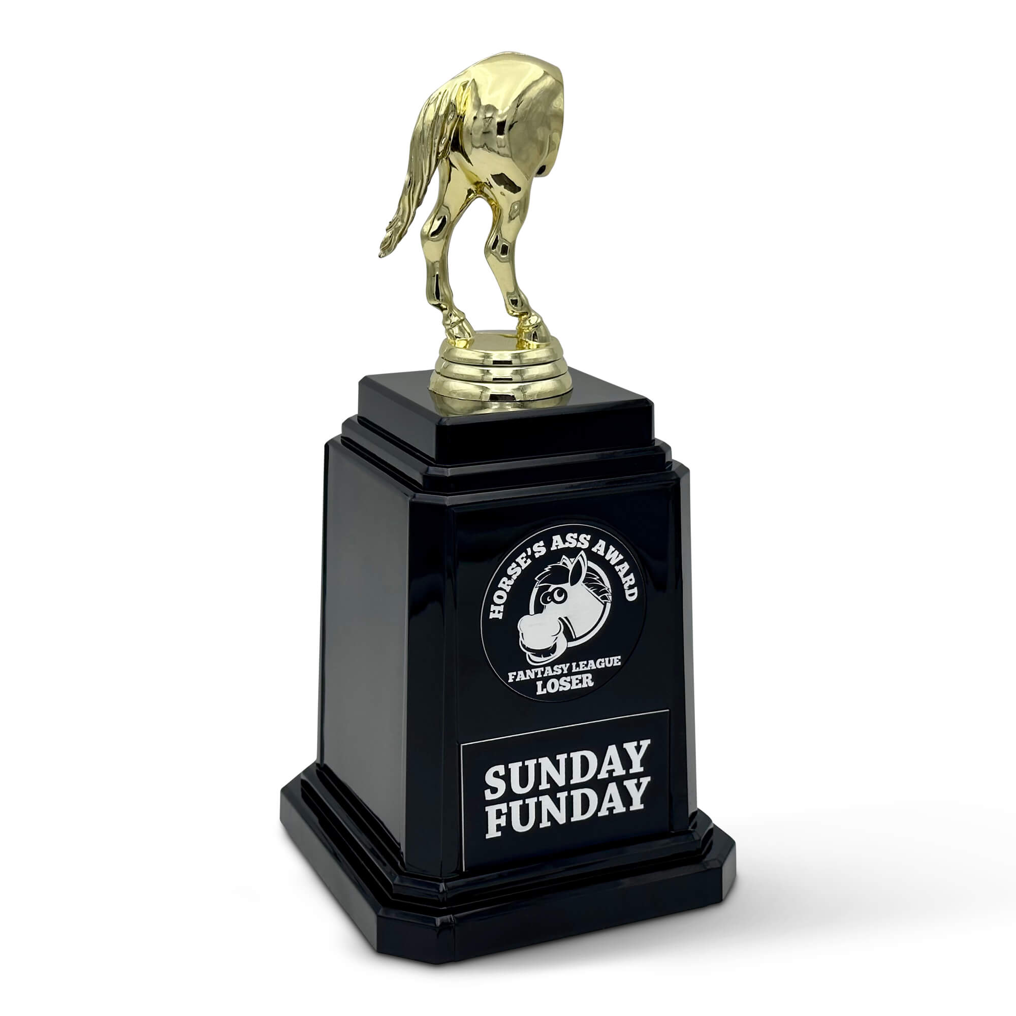 Last Place Trophy - Horse Ass Trophies FantasyJocks   