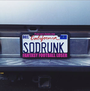 License Plate Loser Trophies FantasyJocks   