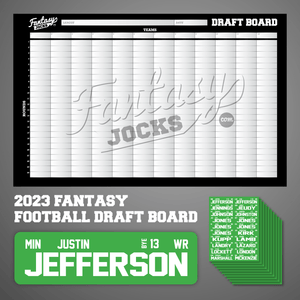 Manager Kit - Football Draft Board Fantasy Football Draft Kit FantasyJocks   