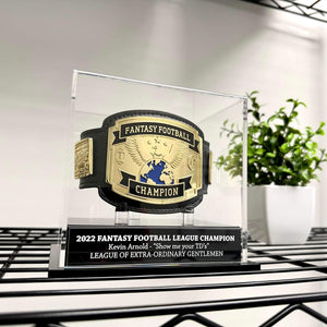 Mini-Belt Display Case Trophies FantasyJocks   