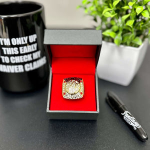 "The FadeAway" Fantasy Basketball Championship Ring  FantasyJocks   