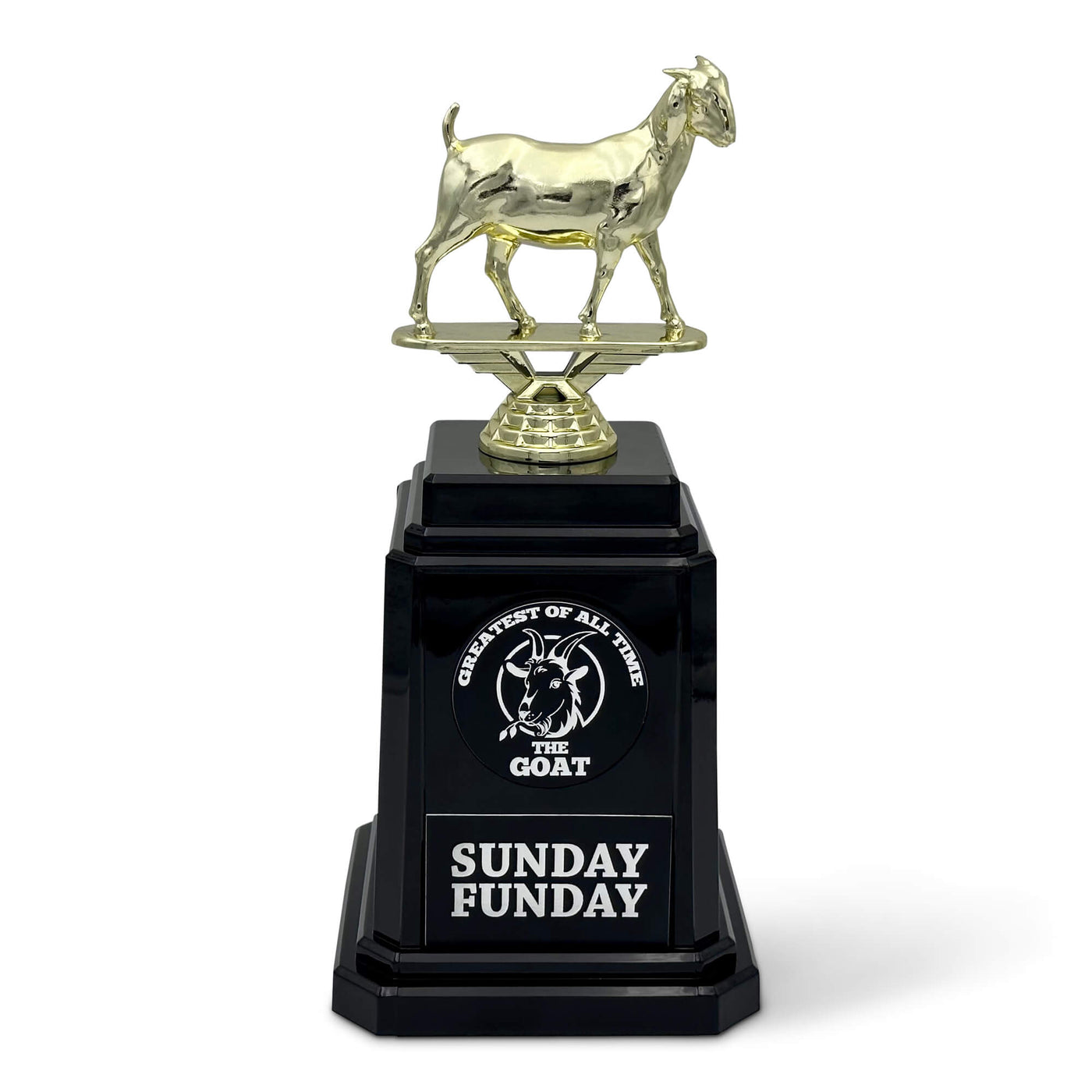 GOAT Trophy Greatest of All Time Award Trophy Hand Painted 